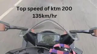 Vlogging after a long time 🤤 || ktm rc 200 speed at 135km/hr 🎥
