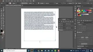 Adobe Illustrator Basic Lesson 20 - Creating paragraph style text with type tool