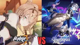Cipher From Honkai Star Rail VS Pardofelis From Honkai Impact 3rd!