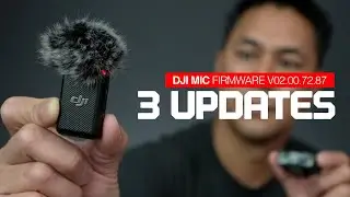 3 Big Updates on the DJI Wireless Mic - Firmware v02.00.72.87