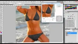 Tutorial photoshop cs5. Adelgazar silueta. Perder barriga y aumentar pecho.
