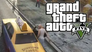 playing as a cab driver in gta 5 for 24 hours