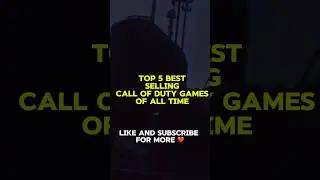 Top 5 best selling call of duty’s of all time #callofduty #cod #fps #gaming #videogame #edit