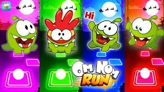 Game On: Om Nom's Epic Tiles Hop EDM Rush Adventure!