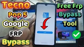 Tecno POP 5 ADB FRP Bypass Free Tool adb enable. apps not opening New Trick 2025