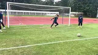 Warm up goalkeepers