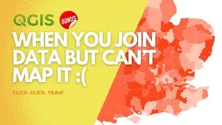 When you join data but can't map it in QGIS