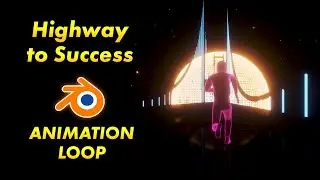 Highway to Success | Blender Animation Loop