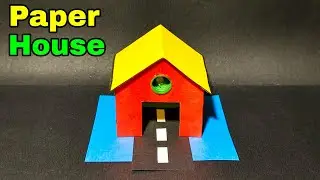 How to make house with paper easy,Paper House science project,Paper house easy