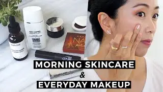 Morning Skincare Routine and Everyday Makeup Tutorial 2018 | LookMazing
