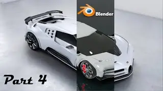 Model Supercar in Blender Part 4 (Simple)