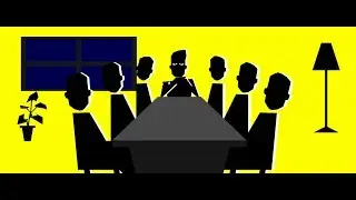 2D Title Design Maya Animation - The Meeting (Saul Bass Inspired)