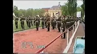 Wunsdorf: Meeting of the Russian Minister of Defense. Parade. 1994