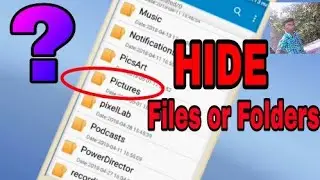 HIDE Files or Folders on android File Manager || JP Tech Master