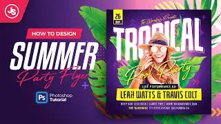 Summer Party Flyer (Photoshop Tutorial)