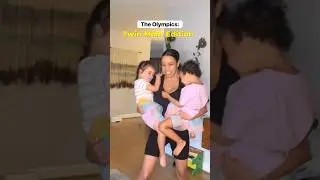 Mom Olympics:Twin Mom Edition #twinmom #olympics #mom #momlife #funnyshort #twins #twinmama #momlife