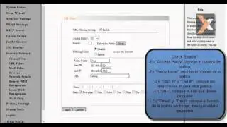 Vertical Fimrware: URL Filter Setup