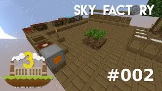 Minecraft FTB [Sky Factory 3] - #002 - Генератор камня