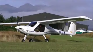 Skyleader GP One light sport aircraft - flying in NZ at Lake Manapouri
