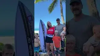 Surfing event as a family!! 🏄🏼‍♀️