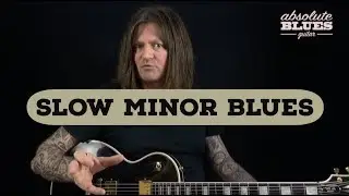 Slow Minor Blues Guitar Lesson