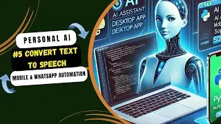 How to Convert Text to Speech | AI Voice Assistant | Tutorial 5 | Change Voice in pyttsx3 |In Python