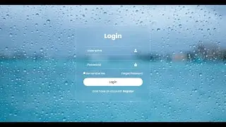 How To Create Login Form In HTML & CSS | How To Make Login Form Using HTML & CSS