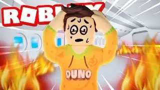 FLYGPLANET BRINNER I ROBLOX... HUR SKA DET HÄR SLUTA?