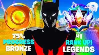 Bronze to UNREAL LEGEND Solo Ranked Speedrun (Fortnite Season 4 Chapter 7)