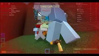 Играю в ''ROBLOX'' зомби раш с другом