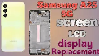 how to replace lcd Samsung A25 | Samsung A25 LCD replacement