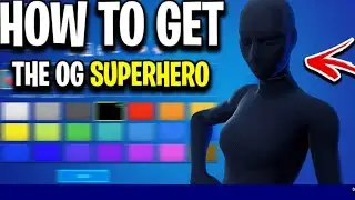 Fortnite Full black superhero skin glitch