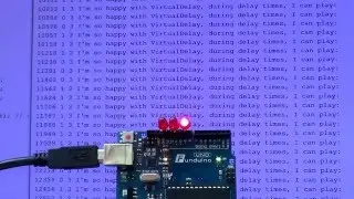 VirtualDelay library: a non-blocking delay for the Arduino