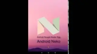 Android Nougat Easter Egg: Android Neko