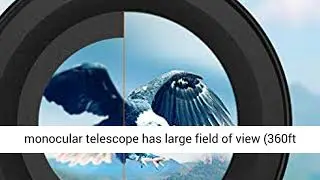 Monocular Telescope - 12X50 High Power - HD Monocular for Bird Watching with Smartphone Holder
