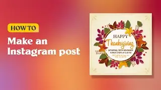 How to Make an Instagram Post with PosterMyWall