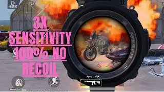 NEW BEST SENSITIVITY FOR 3X SCOPE| 3x Recoil Control Sensitivity Settings pubg Mobile