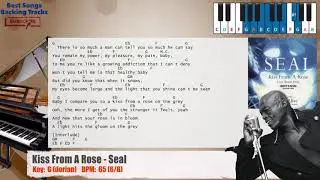 🎹 Kiss From A Rose - Seal Piano Backing Track with chords and lyrics