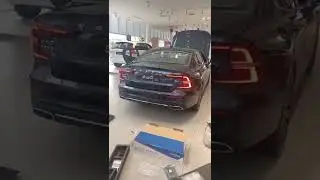 Тестируем установленный электропривод багажника Inventcar для автомобиля Volvo S60