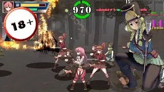 Womens Defence Demo Review | Circle King | Girls Defence | Tower Defense Action Hentai Game