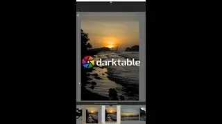 Darktable in 60 seconds - Improve a sunset in 4 steps 