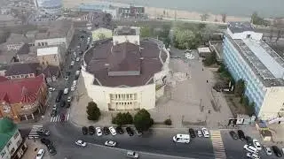 Махачкала, туман над городом