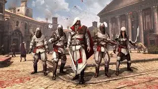 AC Brotherhood - The Ezio Collection | Free Roam & Combat | Part 1