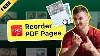 How to Reorder PDF Pages | Rearrange PDF Pages