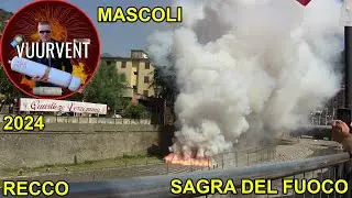 Mascoli - Sagra Del Fuoco - Recco 2024 - ITALIAN FIREWORKS - VUURWERK - FUOCHI D'ARTIFICIO