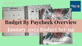 2022 BUDGET BY PAYCHECK WORKBOOK UNBOXING & SETUP January 2022 Budget | The Budget Mom | BBP Review