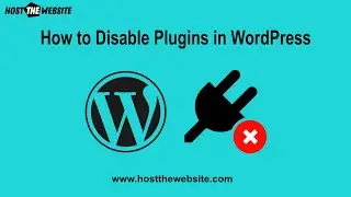 How to Disable Plugins in WordPress (Bangla) || Host The Website