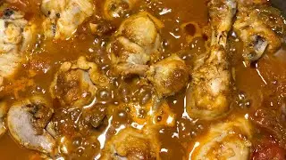 Чахохбили из курицы, классический рецепт.