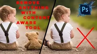 HOW TO REMOVE ANYTHING FROM AN IMAGE IN PHOTOSHOP WITH CONTENT AWARE TOOL
