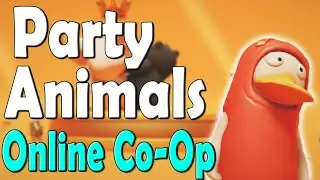 Party Animals CoOp Our Funniest Moments! #1 - Party Animals Online CoOp Multiplayer!